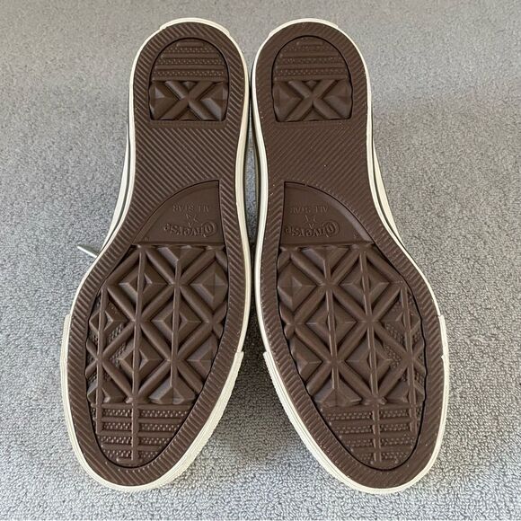 Converse Womens 6 All Star Shoreline Slip On Classic Comfort Shoes Taupe Gray - Picture 6 of 7